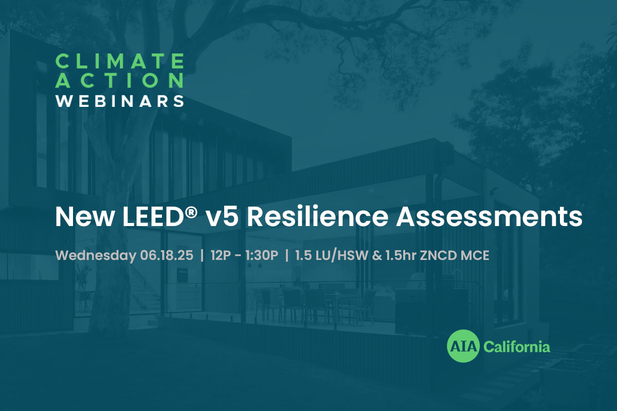 Climate Action Webinar New LEED v Resilience Assessments x