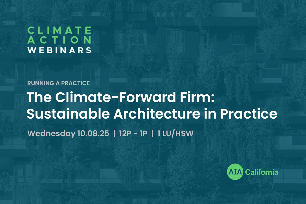 Climate Action Webinar The Climate Forward Firm Sustainable x